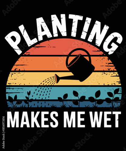 Retro Vintage Planting Mom Funny Plant Lover Mommy Gardening