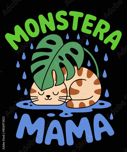 Monstera Mama Mom Funny Plants Lover Gardening Mothers Day