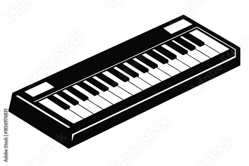 keyboard vector icon silhouette
