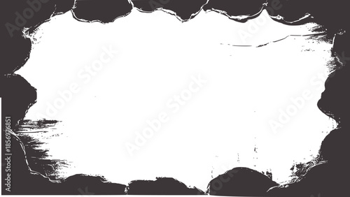 Minimalist outline map of Antarctica continent