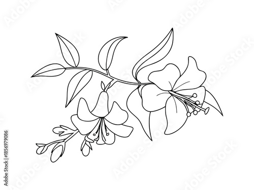 Simple Temple Flower Design