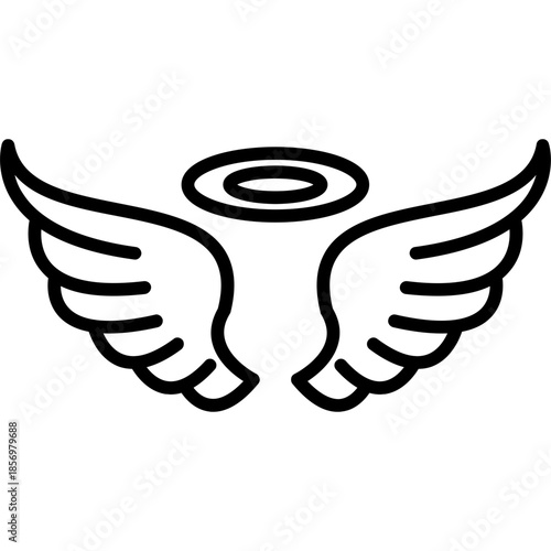 Angel Wings Halo Icon