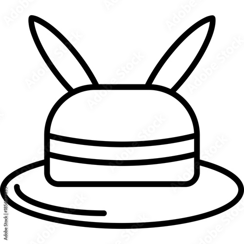 Easter Bonnet Hat Icon