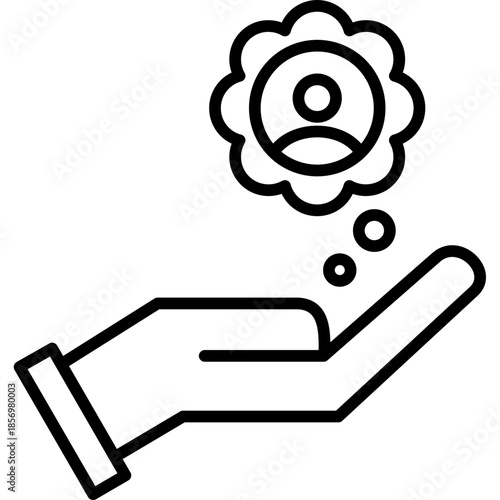 Individual Profile Network Icon