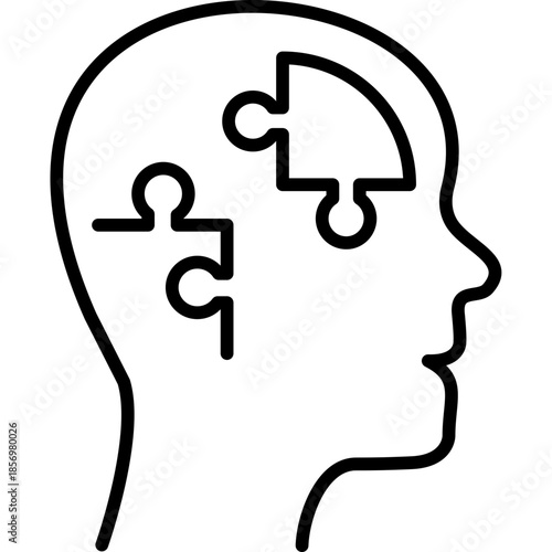 Logic Puzzle Head Icon