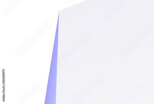 Abstract architecture 3D rendering