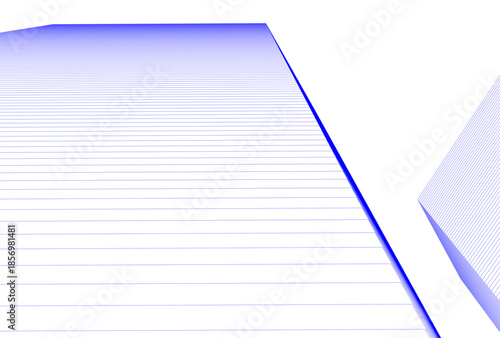 Abstract architecture 3D rendering