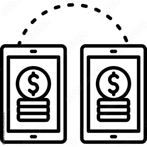 Peer to Peer Lending Icon