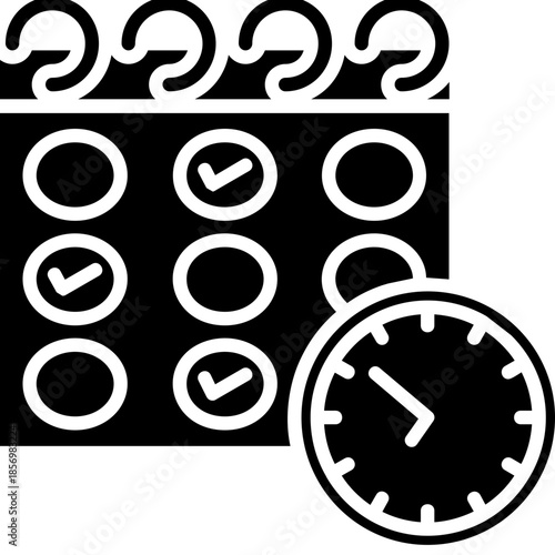 Schedule Planner Calendar Icon