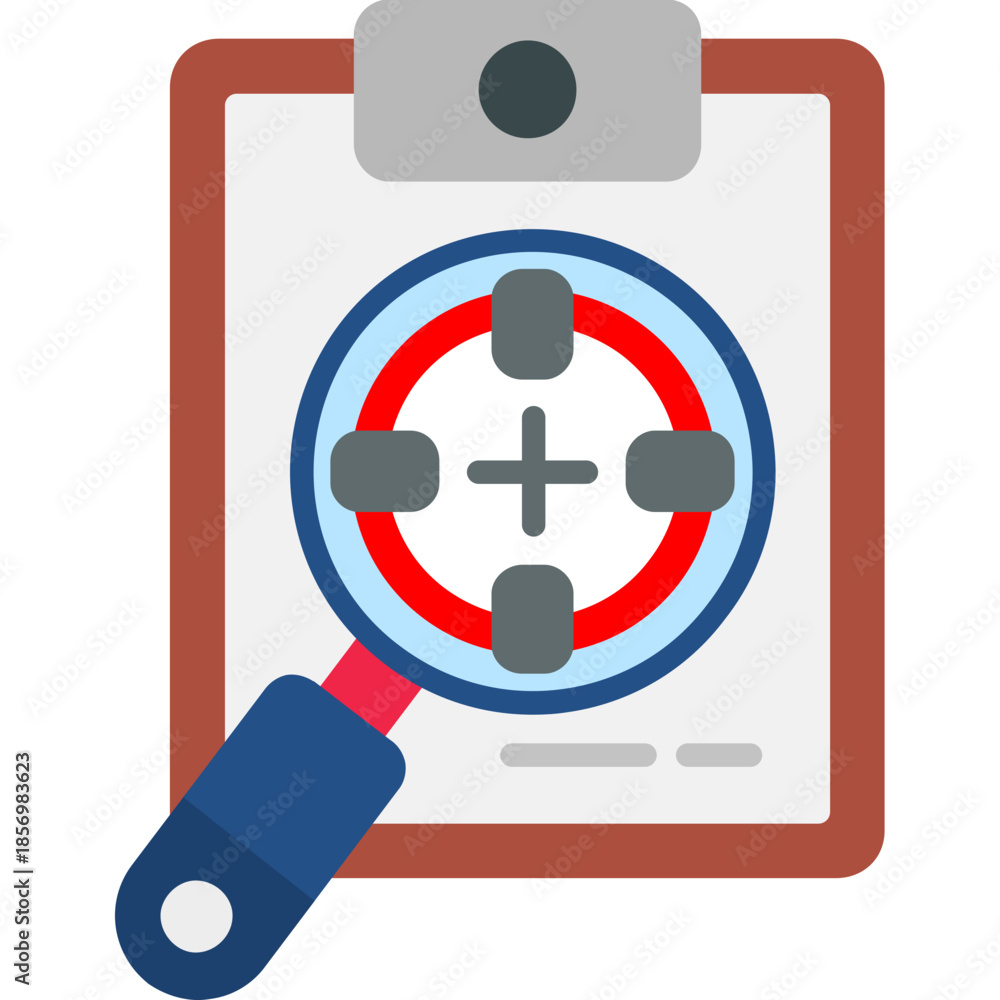 Obraz premium Targeted Data Analysis Icon