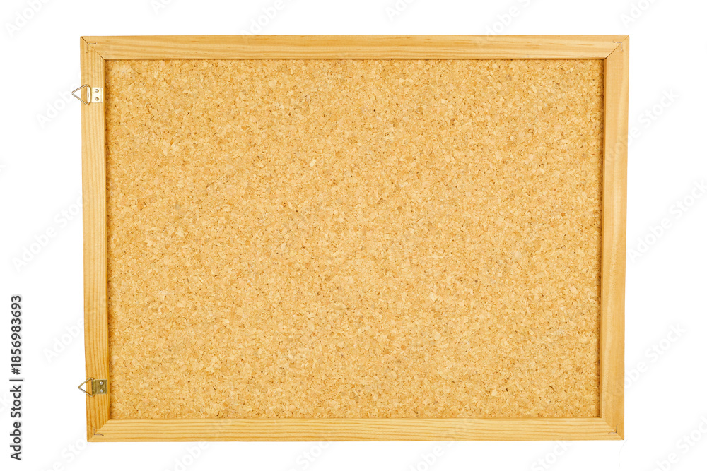 Fototapeta premium blank cork board isolated on white or transparent png