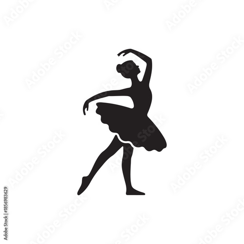 minimal porcelain figurine vector symbol