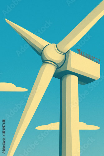 solar panels and wind turbines