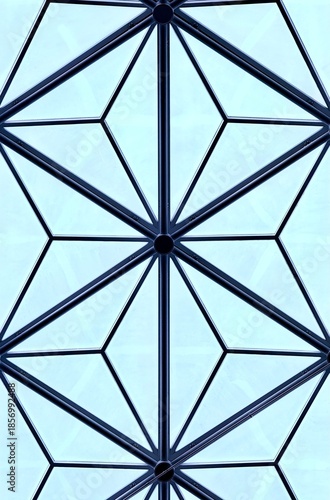 abstract blue background with umbrellas