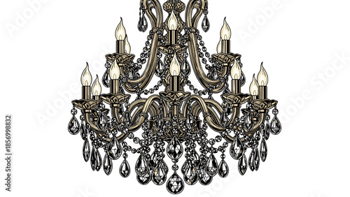 Luxury Crystal Chandelier with Multiple Lights 1.