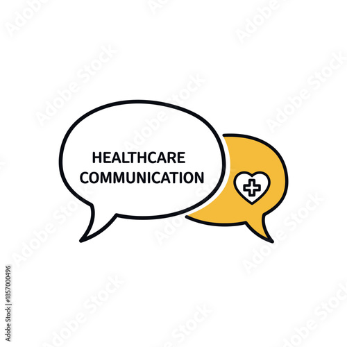 Healthcare Communication Concept, Doctor Patient Dialogue, Medical Information Exchange