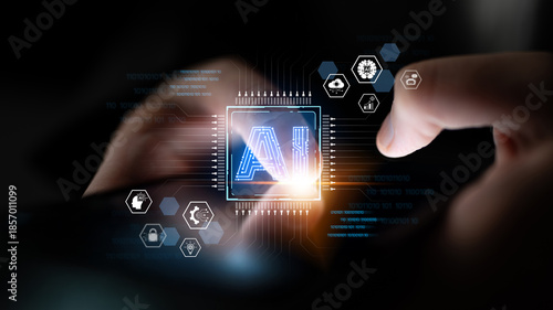 Fotografía An enterprise AI platform concept