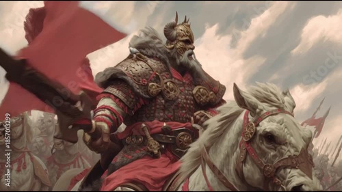 Knight on the horse