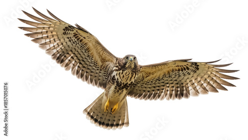 Photos Ferruginous hawk flying PNG isolated on transparent background, majestic bird of