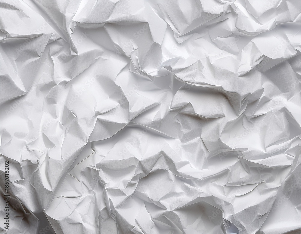 Obraz premium crumpled paper texture background royalty high quality free best stock of white wrinkly backdrop paper backgrounds white fabric crushed textured crumpled wrinkled sheet copy space for text design