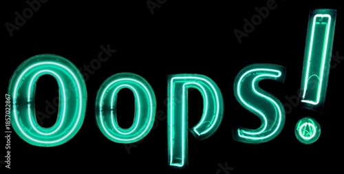 Foto Oops! neon lights