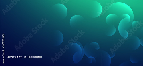 Digital technology banner green blue background concept, cyber technology circuit, abstract tech, innovation future data, internet network, Ai big data, futuristic wifi connection illustration concept