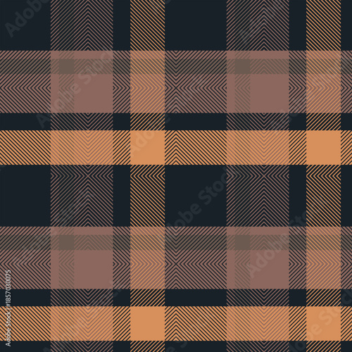 Color twill scotland textile seamless pattern. Fabric texture check tartan plaid. Abstract geometric background for cloth, card, fabric. Monochrome graphic repeating design. Modern squared ornament.