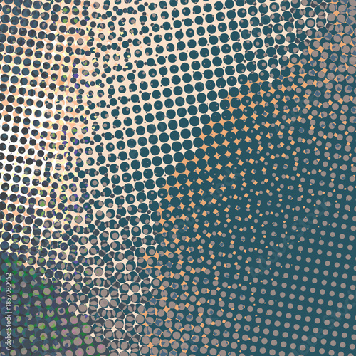 Abstract pop art creative concept. Colorful polka dots retro comics background. Cartoon modern halftone pattern. Design for poster, card, sale banner, empty bubble.