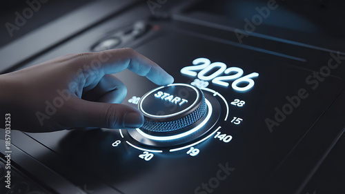 hand pushing button