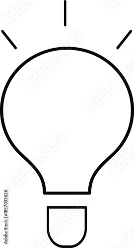 classic light bulb sign eps 10