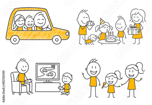 The exciting story of parents and children strengthening their bonds through weekend activities.