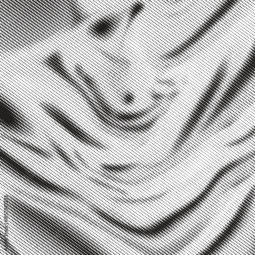 Abstract grunge grid polka dot background pattern. Spotted line vector illustration