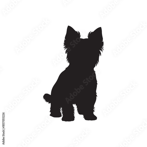 Yorkshire Terrier Dog Silhouette