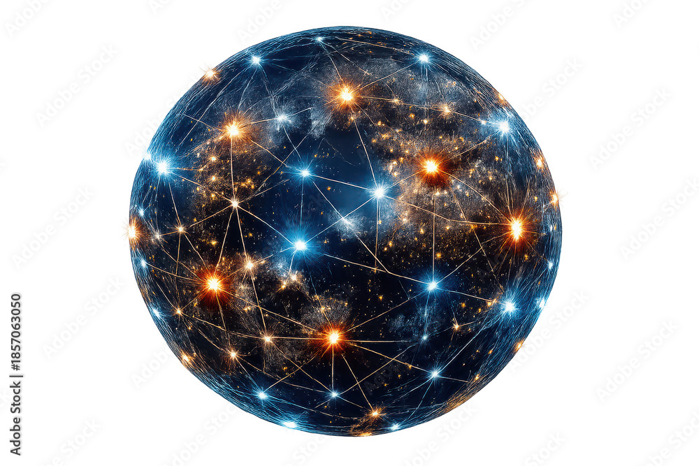 custom made wallpaper toronto digitalGlobal network connections on a transparent background, worldwide web.