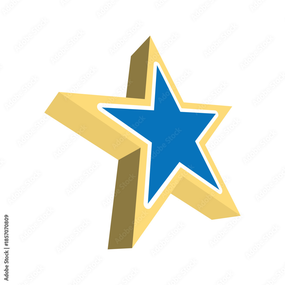 Fototapeta premium Star icon design template