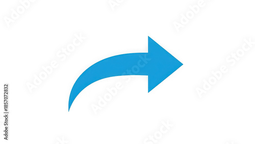Free Download Blue arrow icon isolated on transparent background - GFXLoad