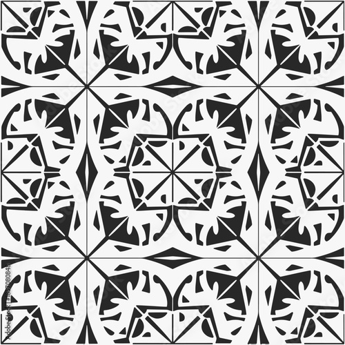 Seamless pattern trend design on a crisp white background.