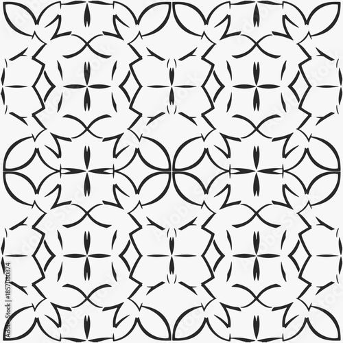 Seamless pattern trend design on a crisp white background.