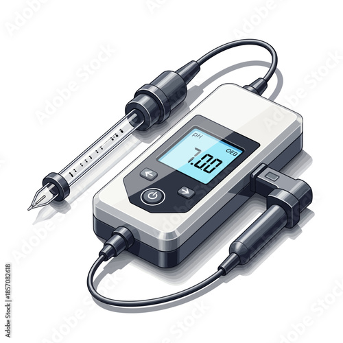 Digital pH Meter Device.