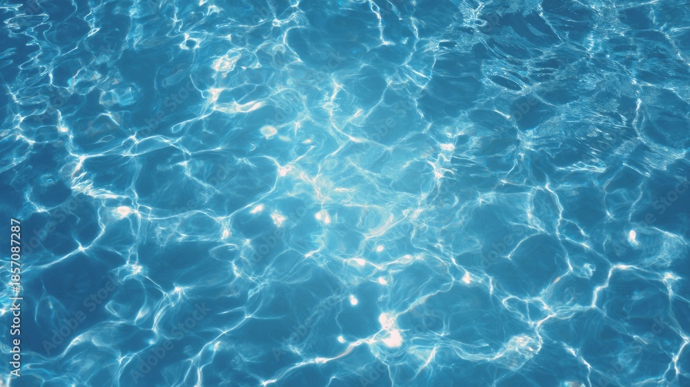 Obraz premium Sunlit water surface with rippled patterns. Artificial intelligence image