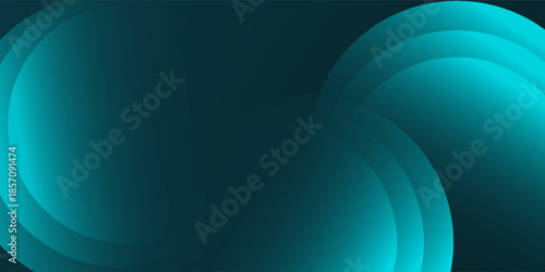 Dark blue abstract background with glowing curve. Shiny blue gradient geometric element. Dynamic curved lines graphic. Modern futuristic technology concept. vector EPS10