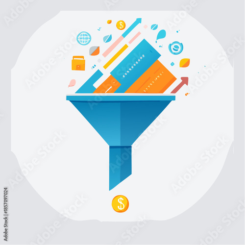 Digital Marketing Funnel Converting Leads into Customers with Data-Driven Strategies for Business Growth