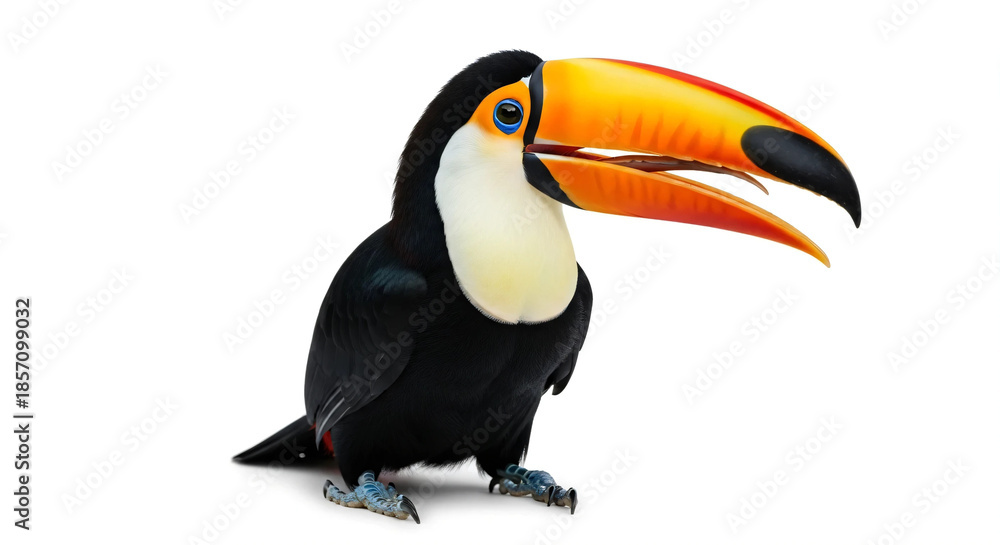 Fototapeta premium toucan isolated on white background
