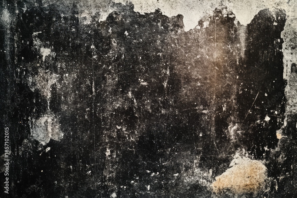 Obraz premium Abstract grunge texture with dark tones and varying light. AI image