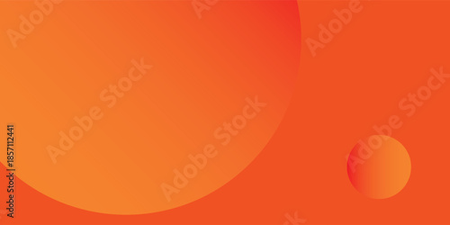 Abstract orange background with circles.