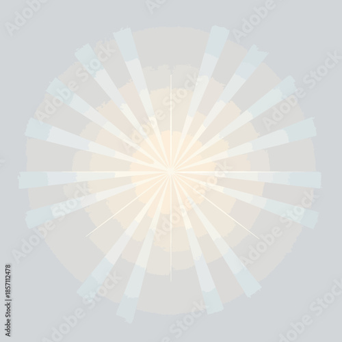 Abstract Radial Sunburst Light Rays Graphic Background