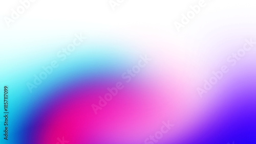 Abstract Vibrant Blue, Pink and Purple Soft Gradient on transparent Background