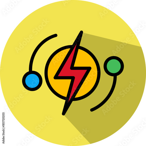 Electrical isometric icon