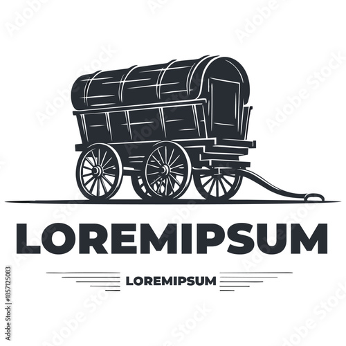 Vintage Caravan Wagon Design Evokes Nostalgic Journey And Rustic Adventure Spirit