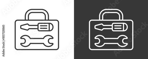 Tools Icon Set Vector Collection Isolated In Black And White